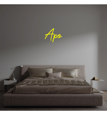 Custom text: Apo